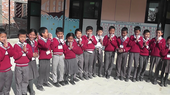 ネパールのブンガマティ地域学校からメッセージが届きました