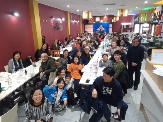 静岡県人会の昼食会