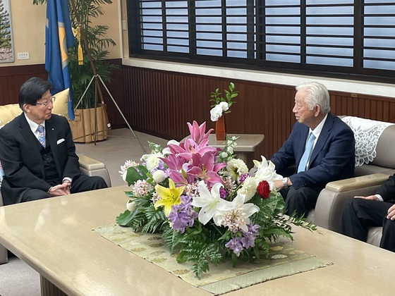 川勝知事を表敬訪問